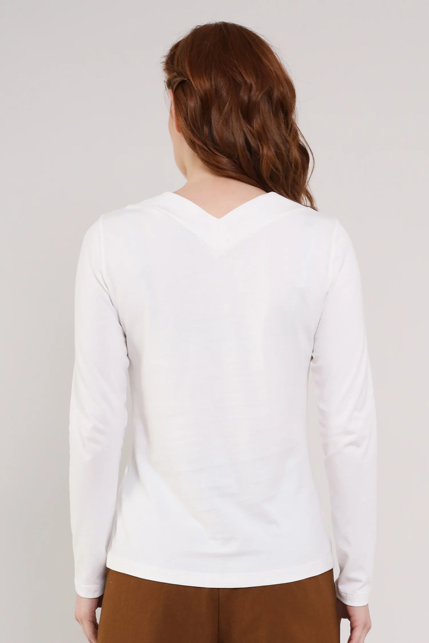 GOTS Organic Cotton V Neck Top - Image 4