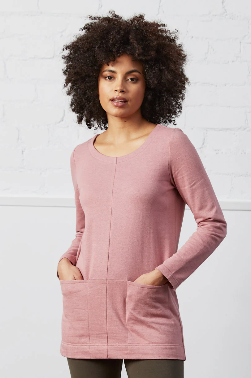 GOTS Organic Cotton Jersey Pocket Tunic