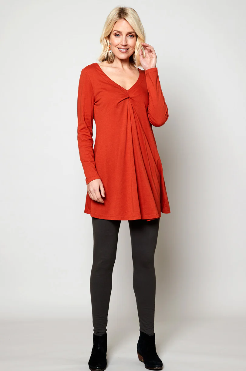 Organic Cotton Knot Front Tunic - Image 6