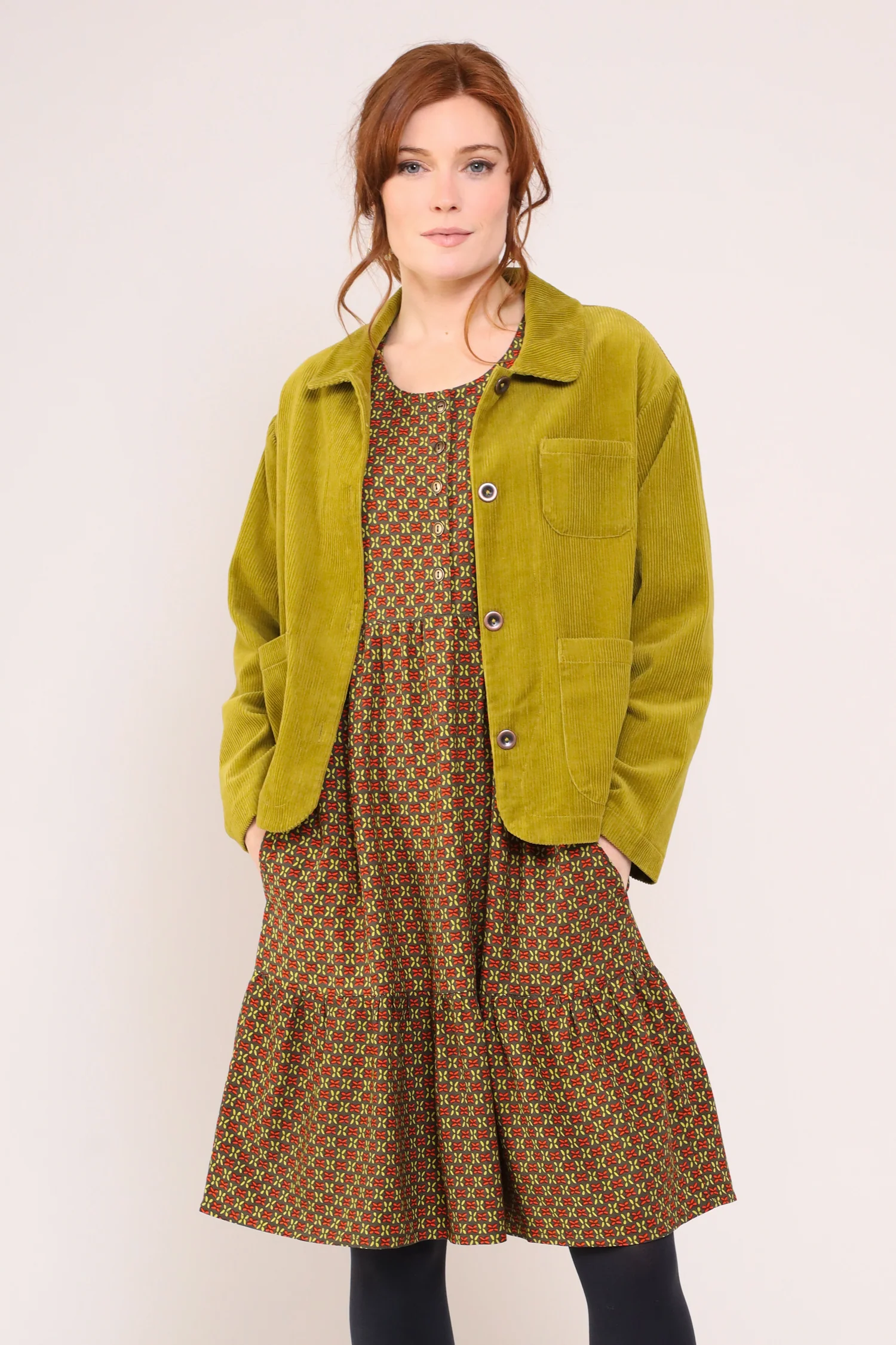 Lenzing™ EcoVero™ Button Tunic Dress - Image 4