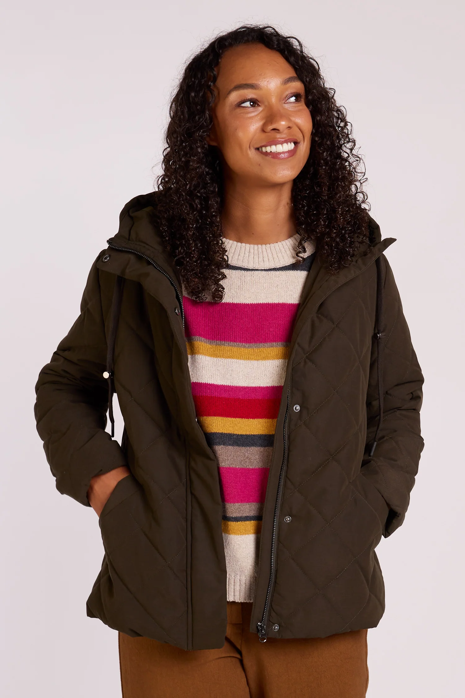 Recycled Quilted Jacket - Image 2