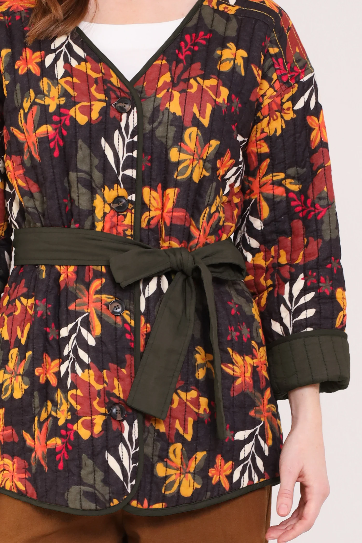 Cotton Reversible Quilted Jacket - Image 5
