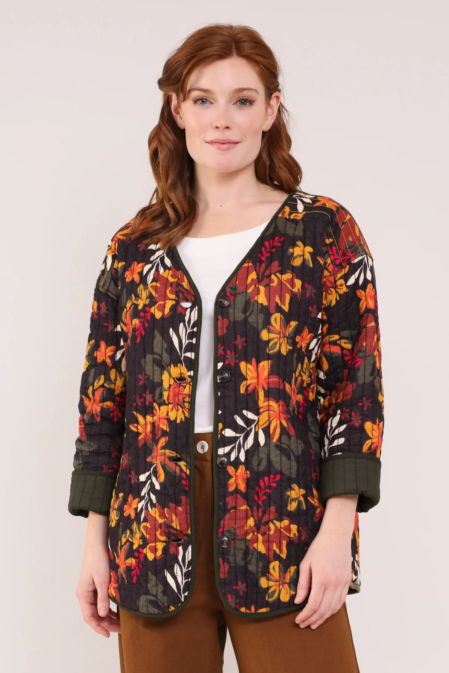 Cotton Reversible Quilted Jacket - Image 6