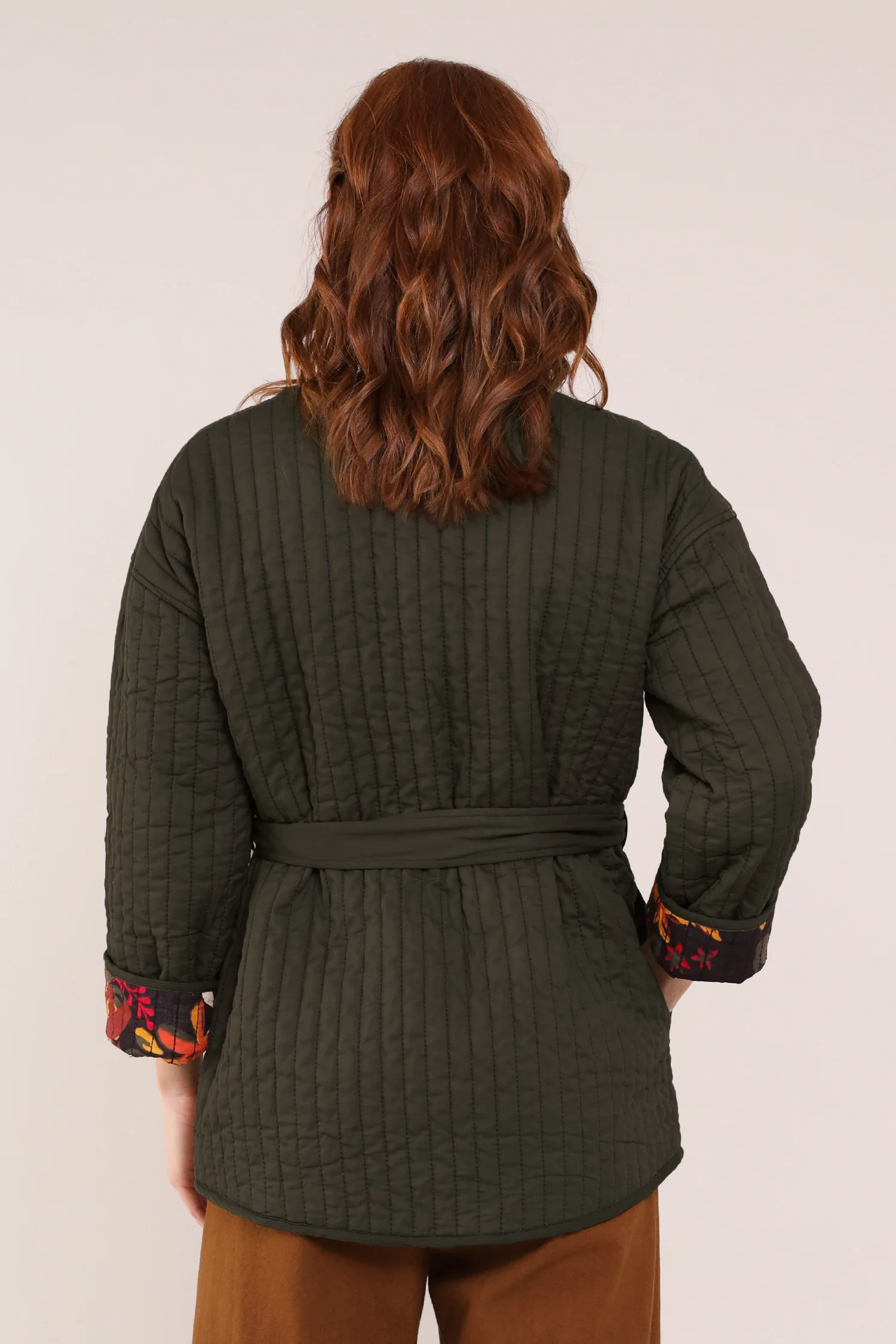 Cotton Reversible Quilted Jacket - Image 8
