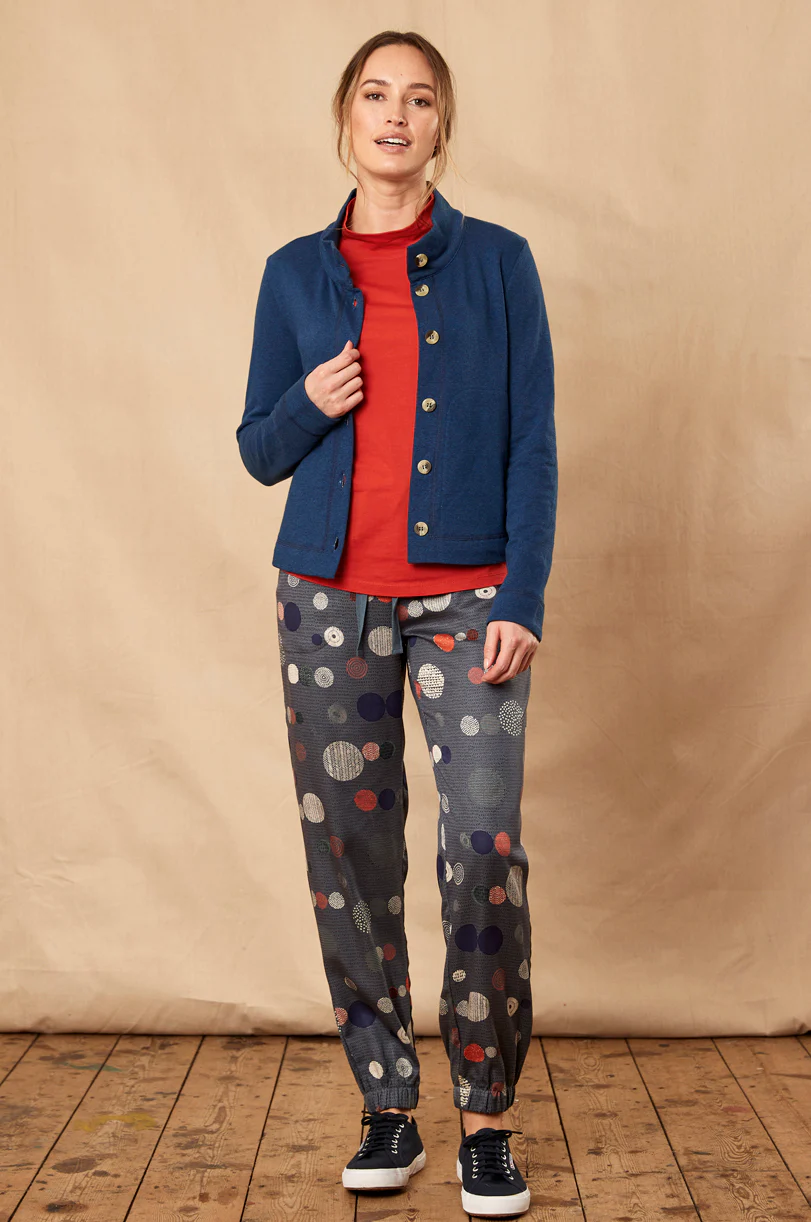 Orb Print Drawstring Trousers - Image 5