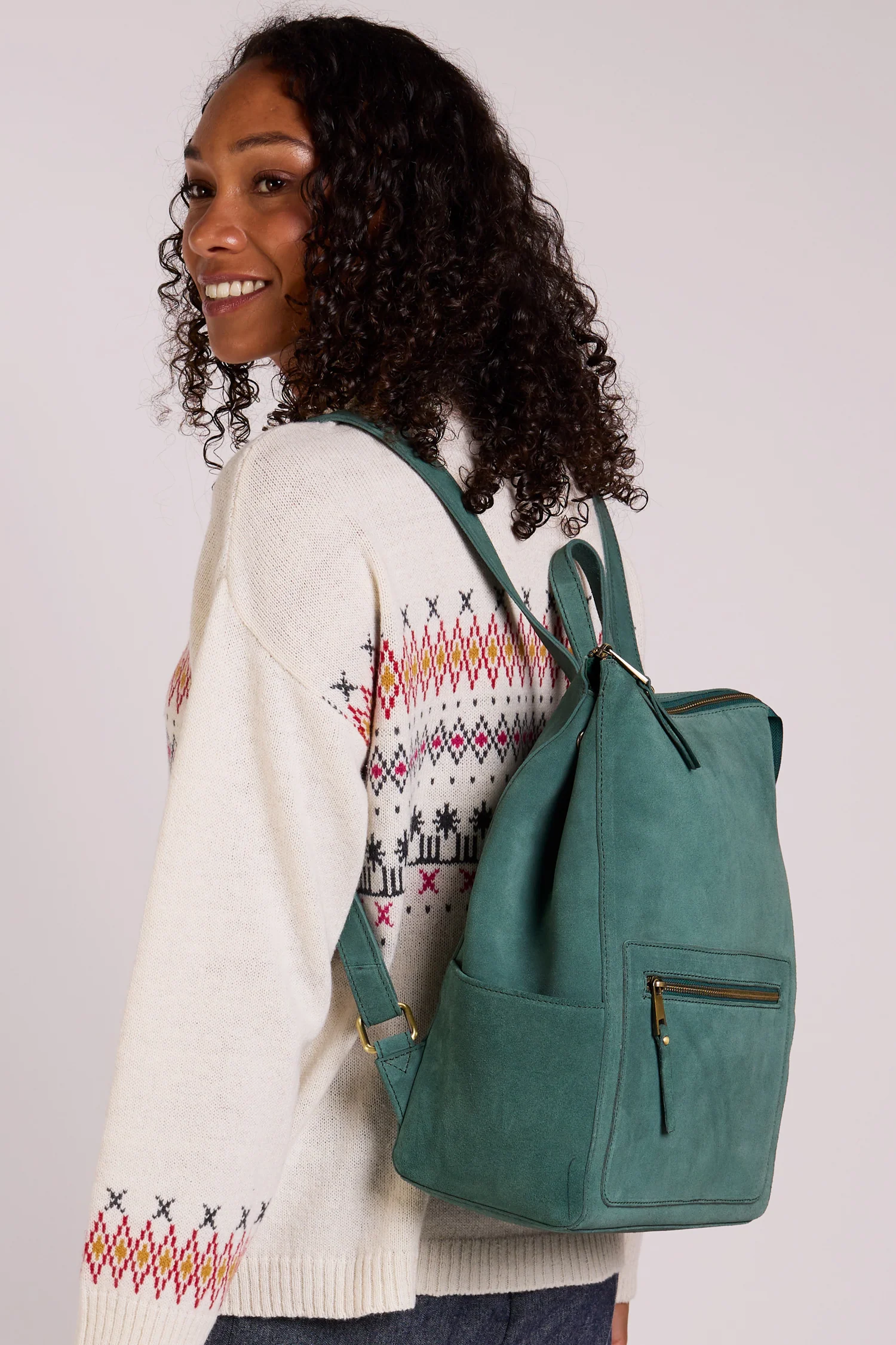 Suede Rucksack - Image 5
