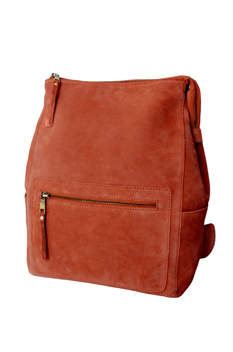 Suede Womens Rucksack - Image 3