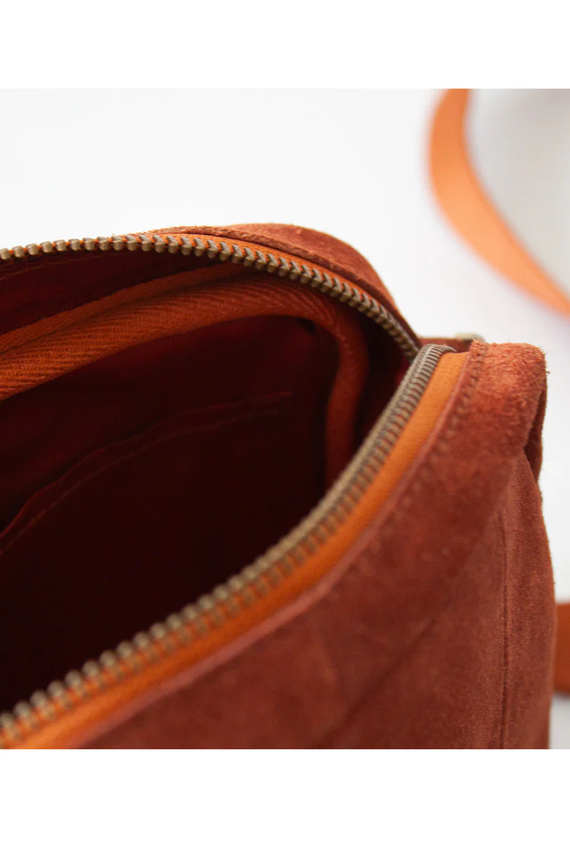 Suede Womens Crossbody Bag - Image 4