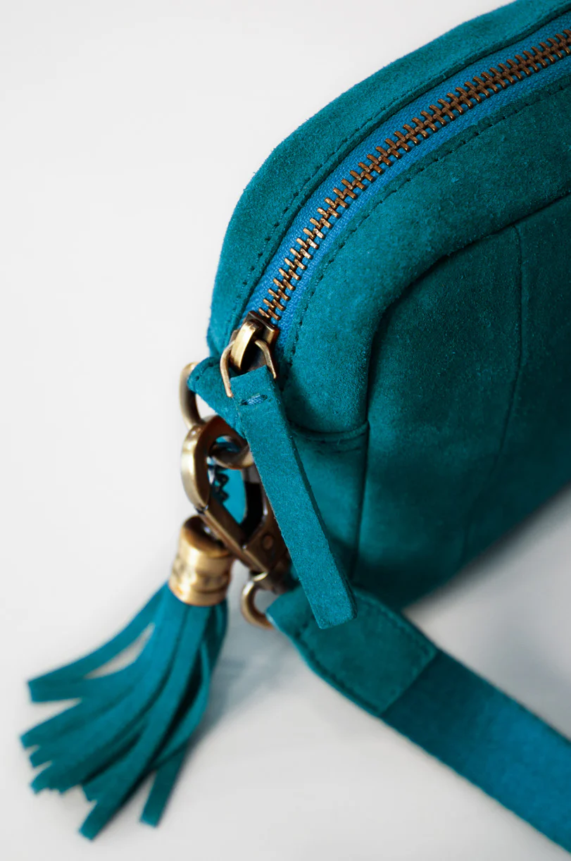 Suede Womens Crossbody Bag - Image 6