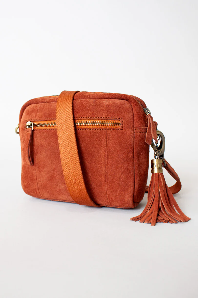 Suede Womens Crossbody Bag - Image 3