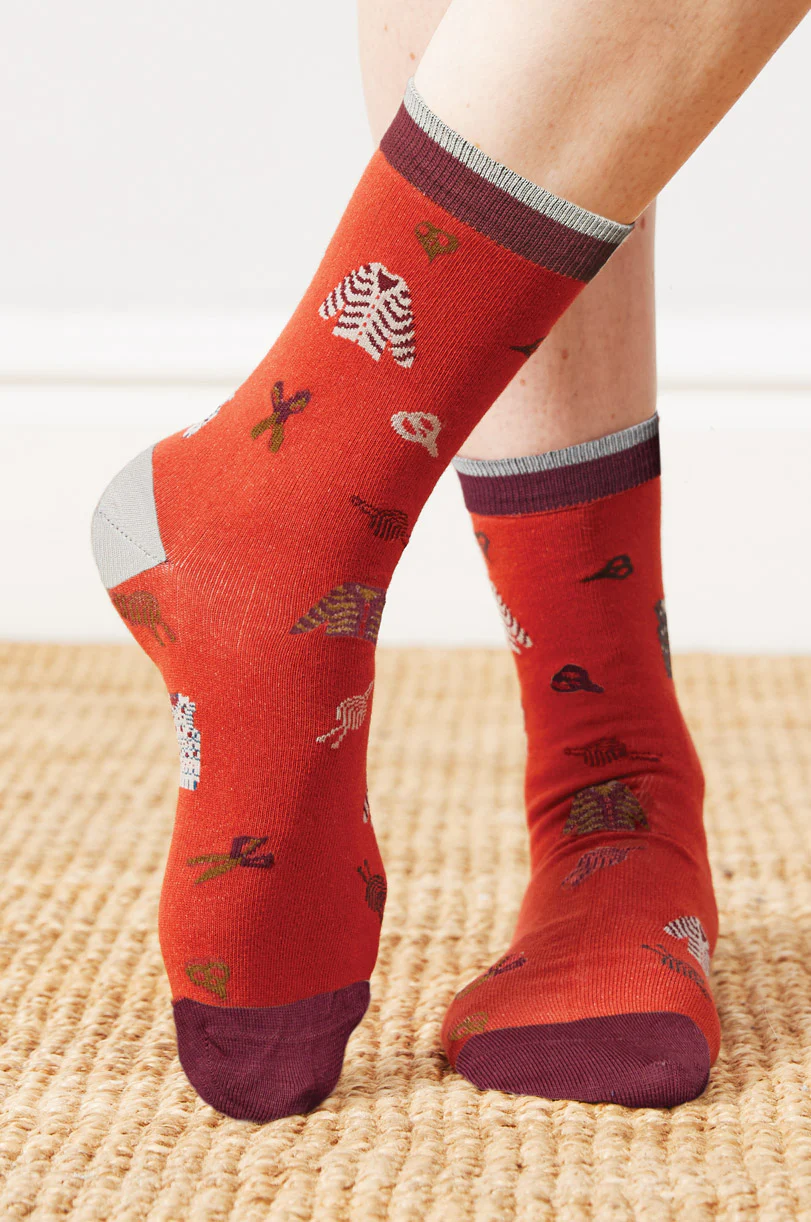GOTS Organic Cotton Knitted Socks - Image 3