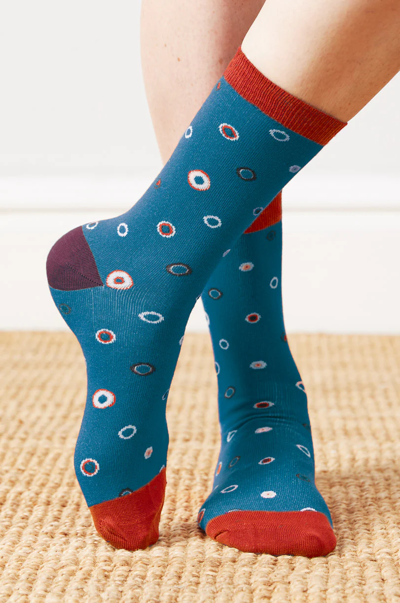 GOTS Organic Cotton Spotty Socks - Image 3