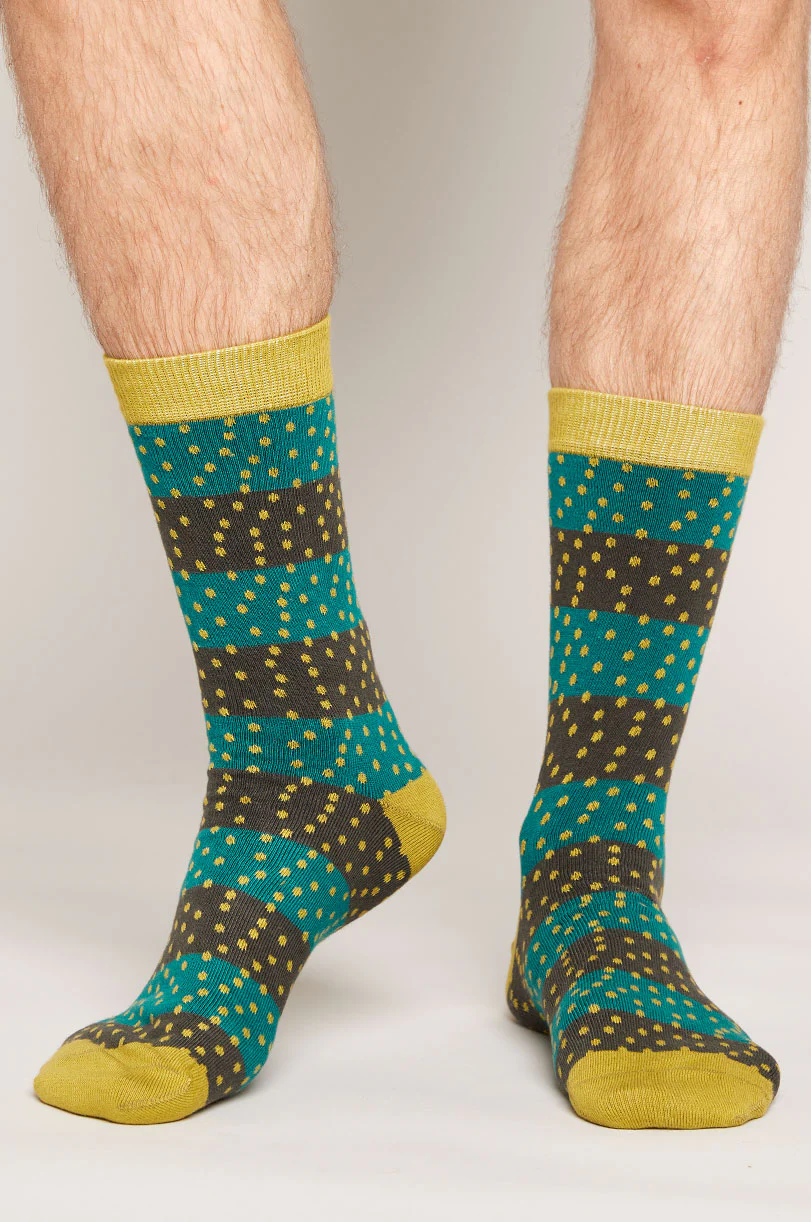 GOTS Organic Cotton Spotty Socks - Image 4