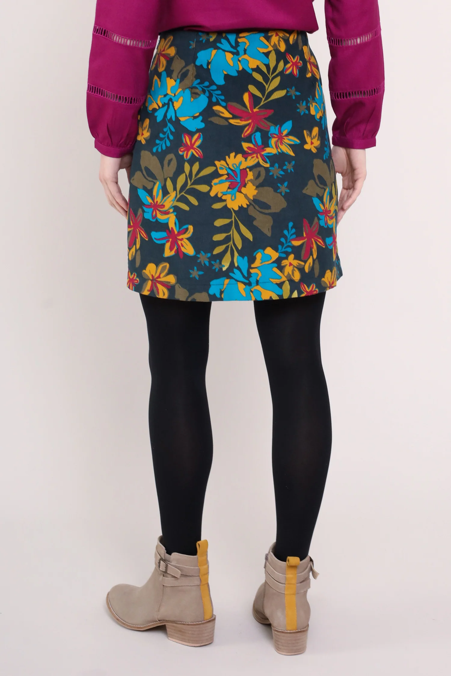 Cotton Cord Mini Skirt - Image 4