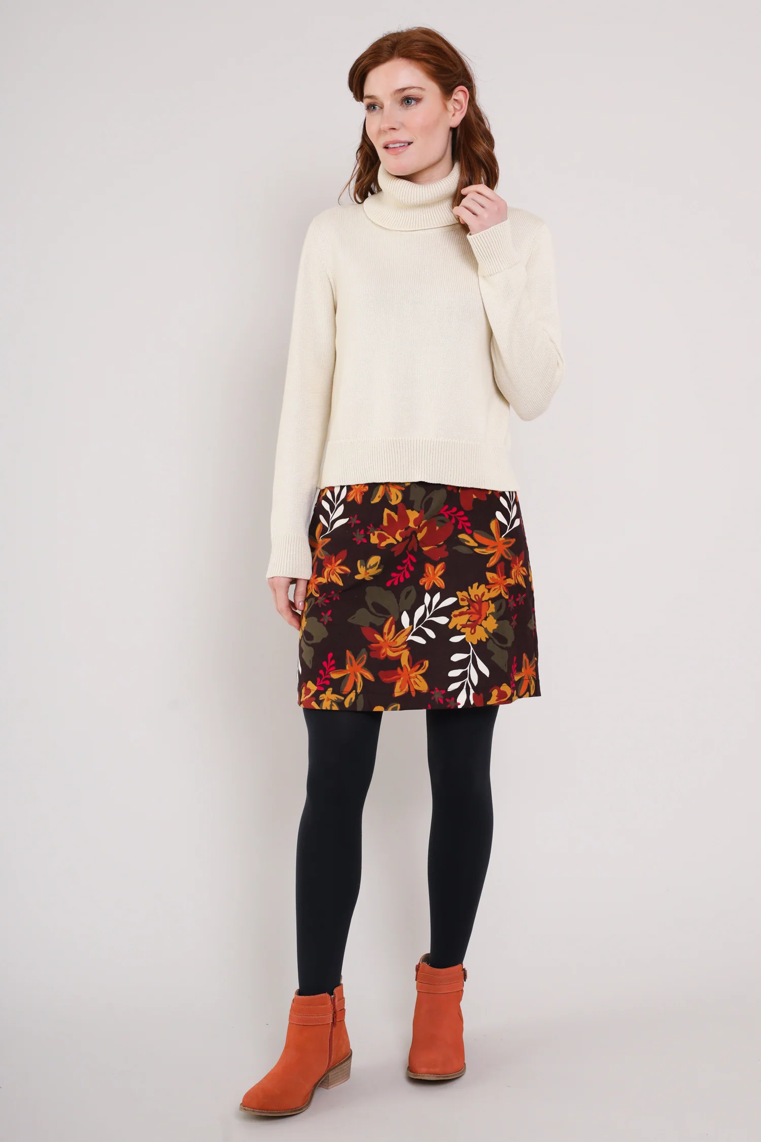 Cotton Cord Mini Skirt - Image 5