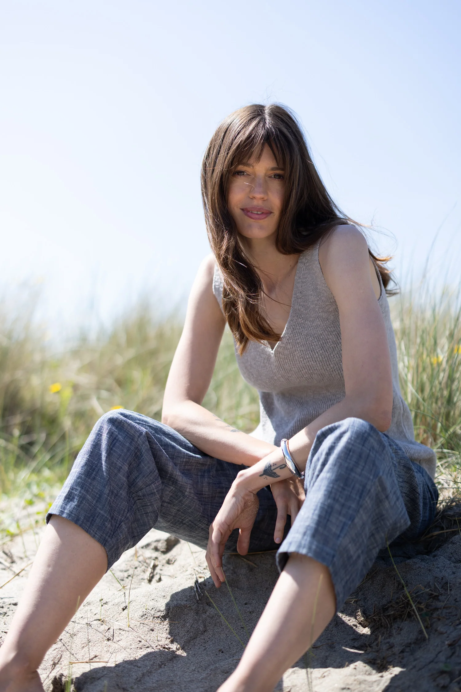 SS26 Barrel Trouser - Chambray - Image 3