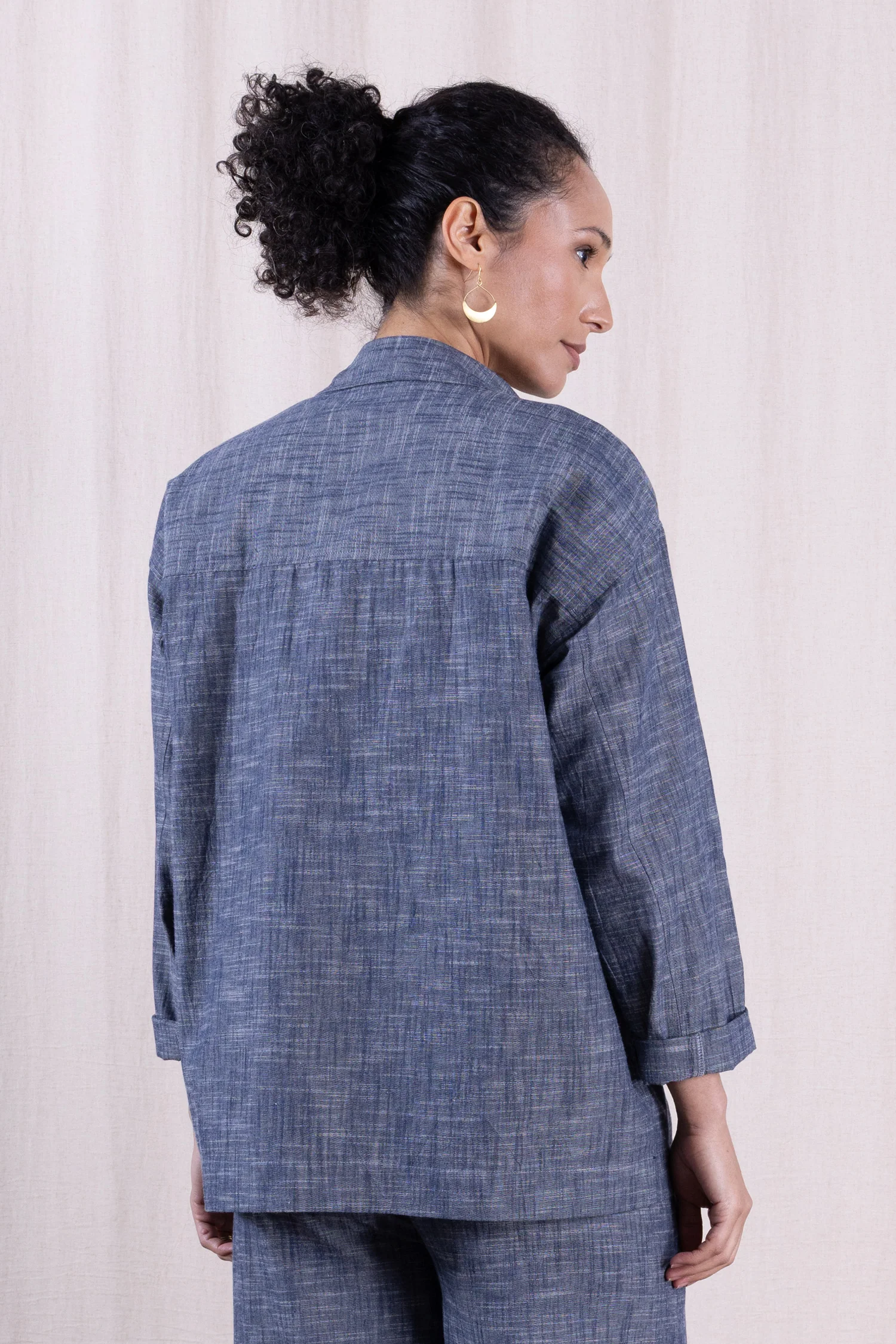 SS26 Chambray Shirt Jacket - Chambray - Image 6