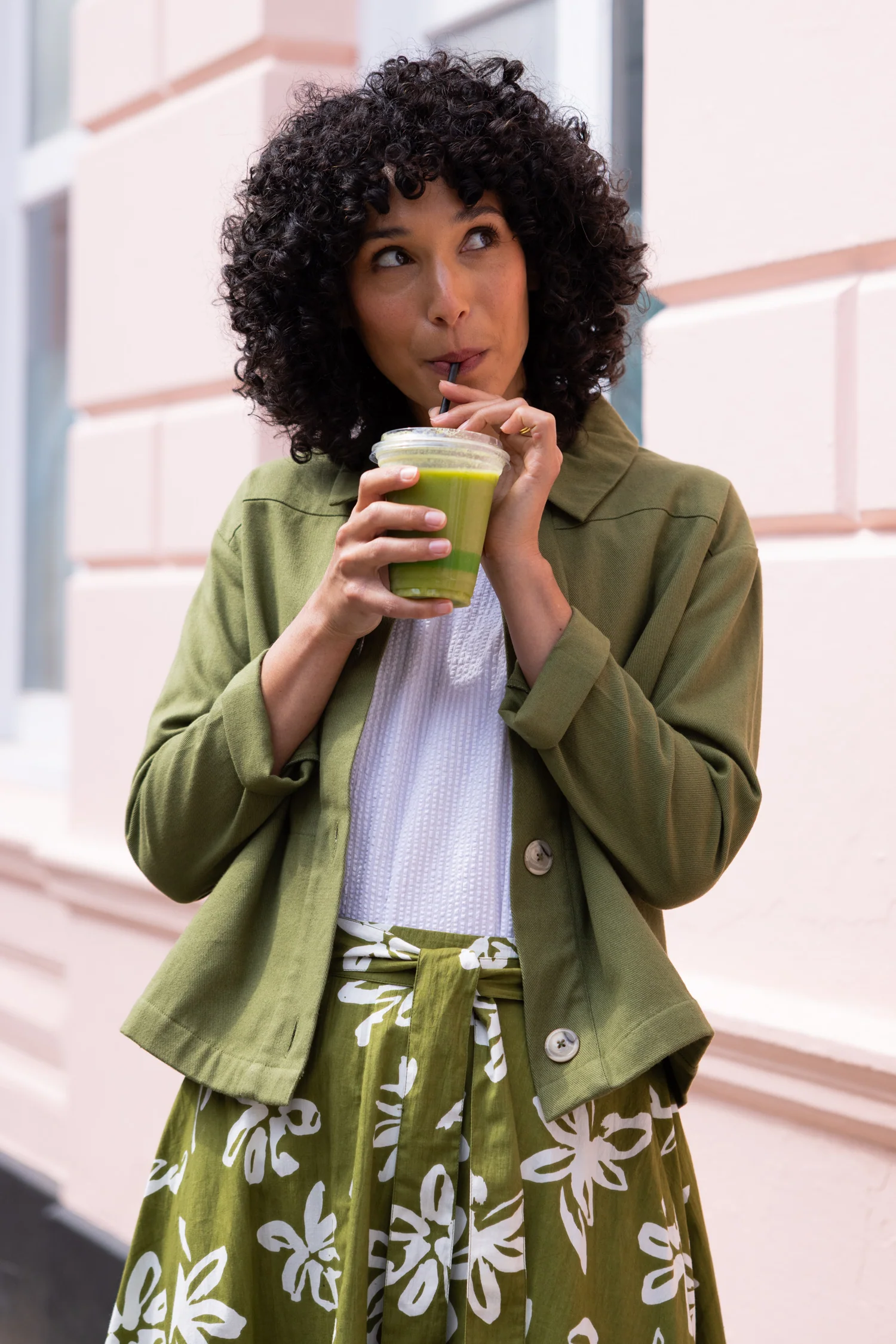 SS26 Cotton Drill Jacket - Verdant - Image 6