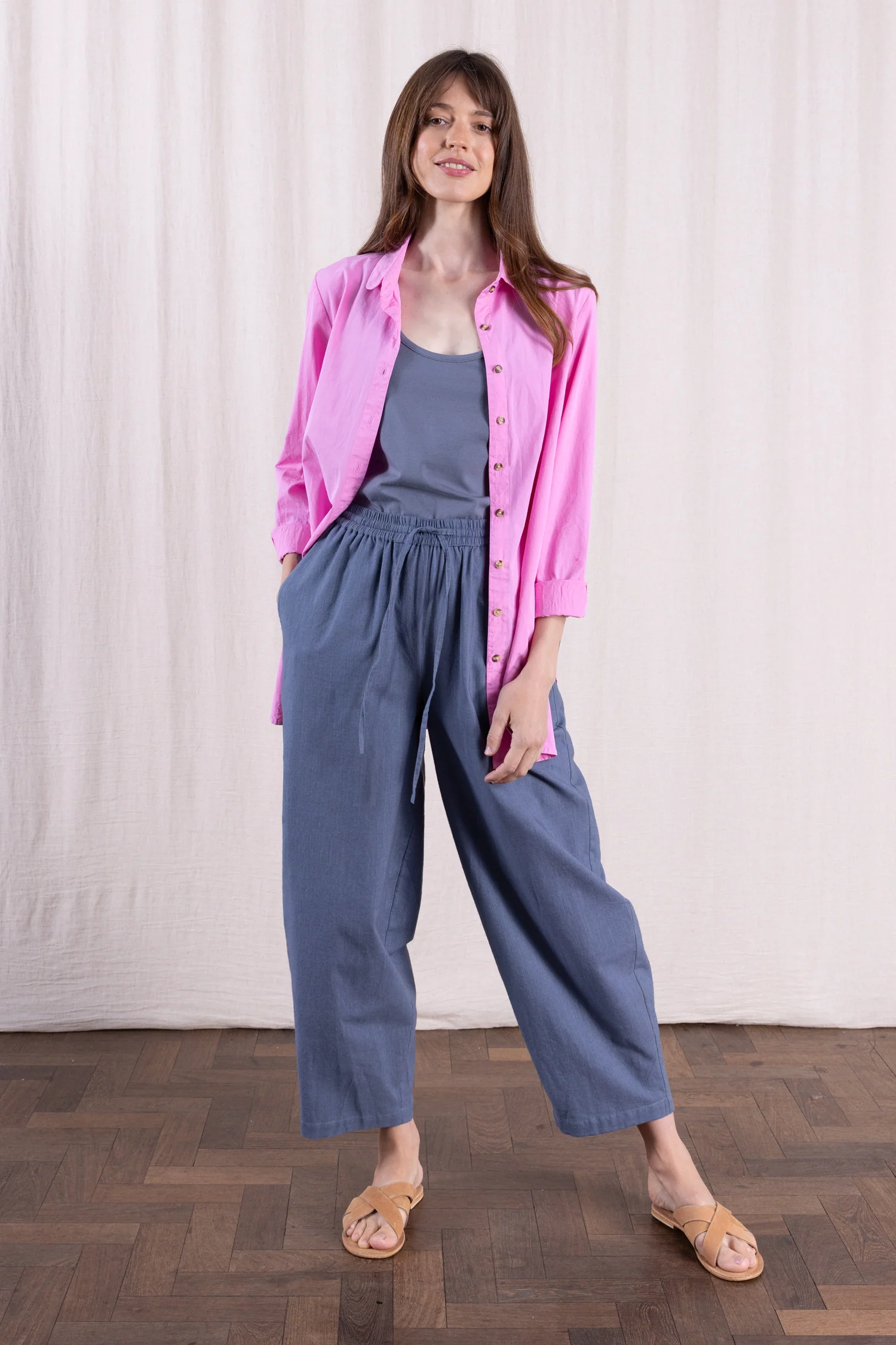 SS26 Cotton Poplin Shirt - Orchid - Image 5