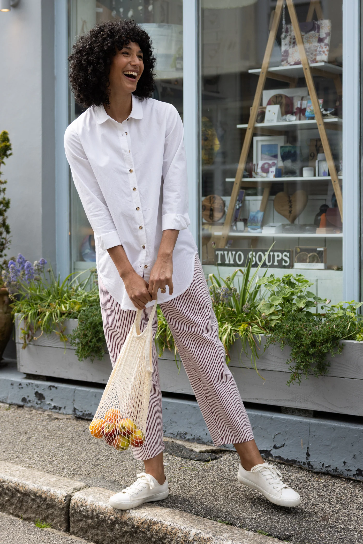 SS26 Cotton Poplin Shirt - White - Image 2