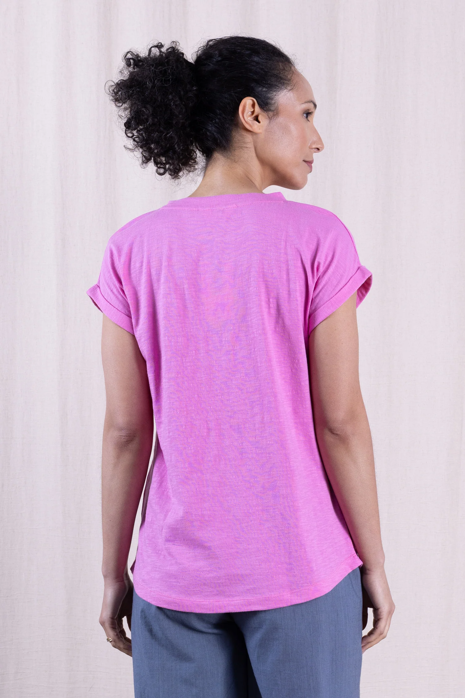 SS26 GOTS Organic Cotton T Shirt - Orchid - Image 4