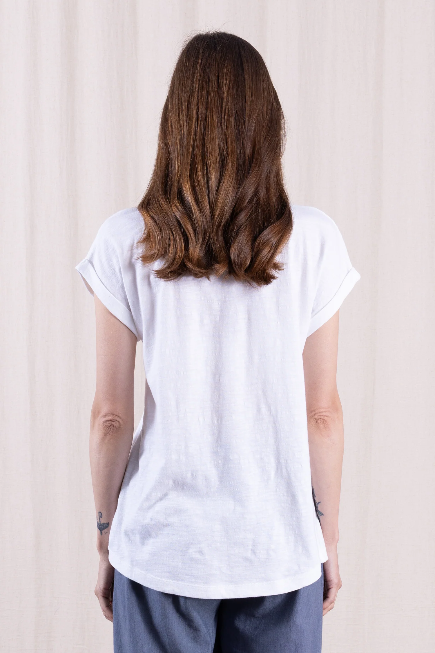 SS26 GOTS Organic Cotton T Shirt - White - Image 4
