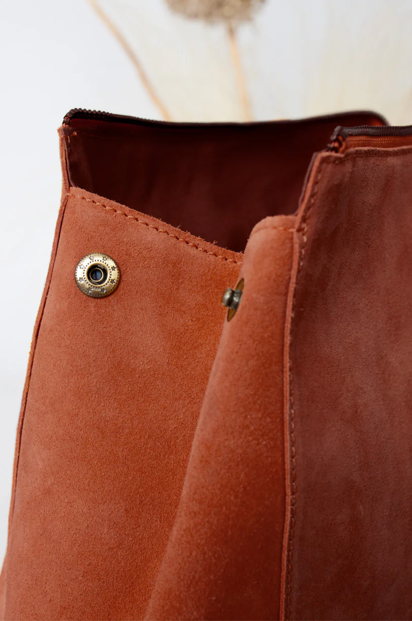 Suede Womens Rucksack - Image 6