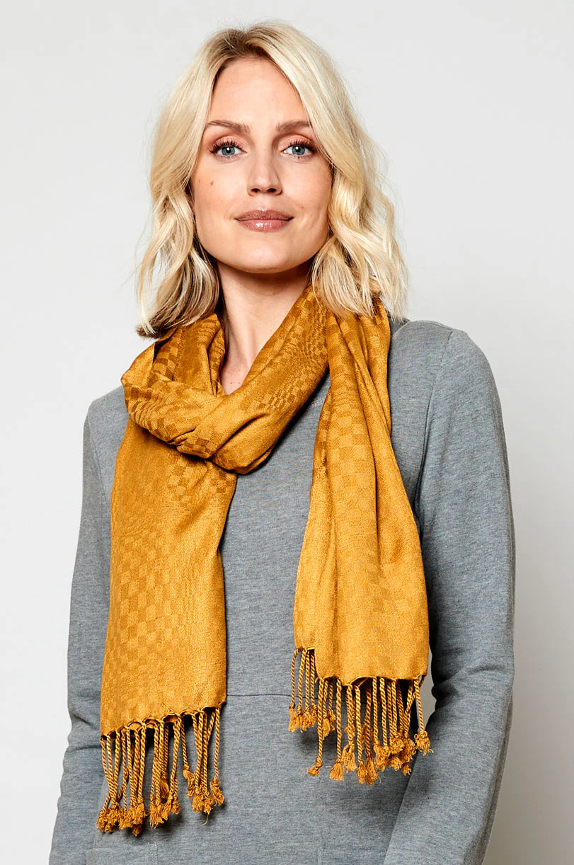 Viscose Tassle Scarf - Image 10
