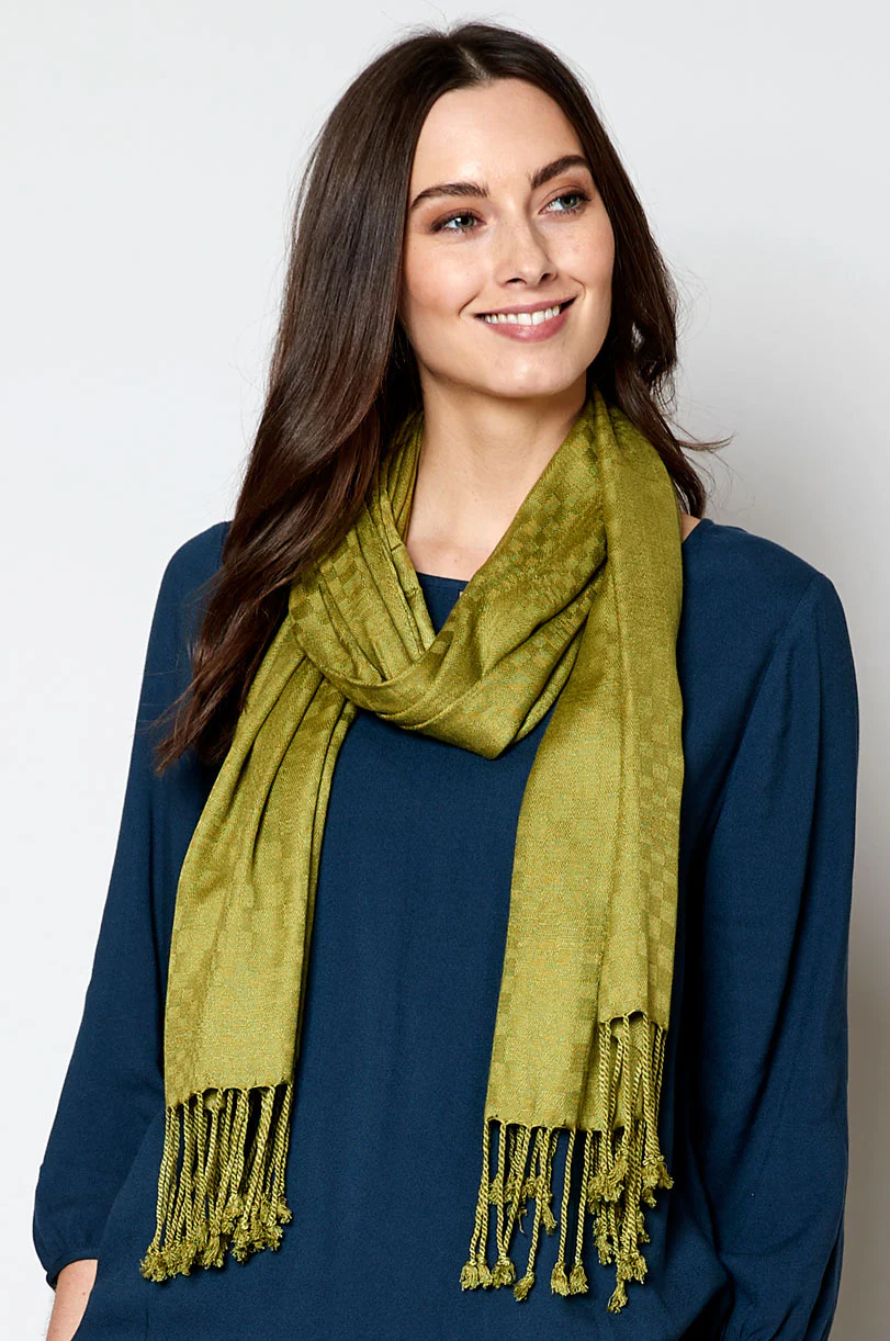 Viscose Tassle Scarf - Image 14