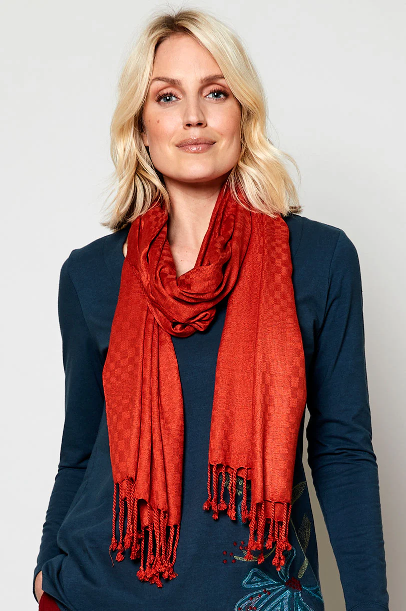 Viscose Tassle Scarf - Image 16
