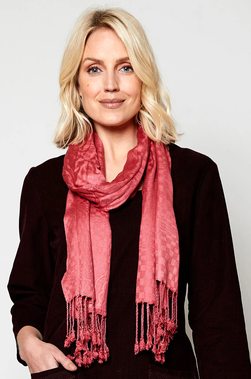 Viscose Tassle Scarf - Image 8