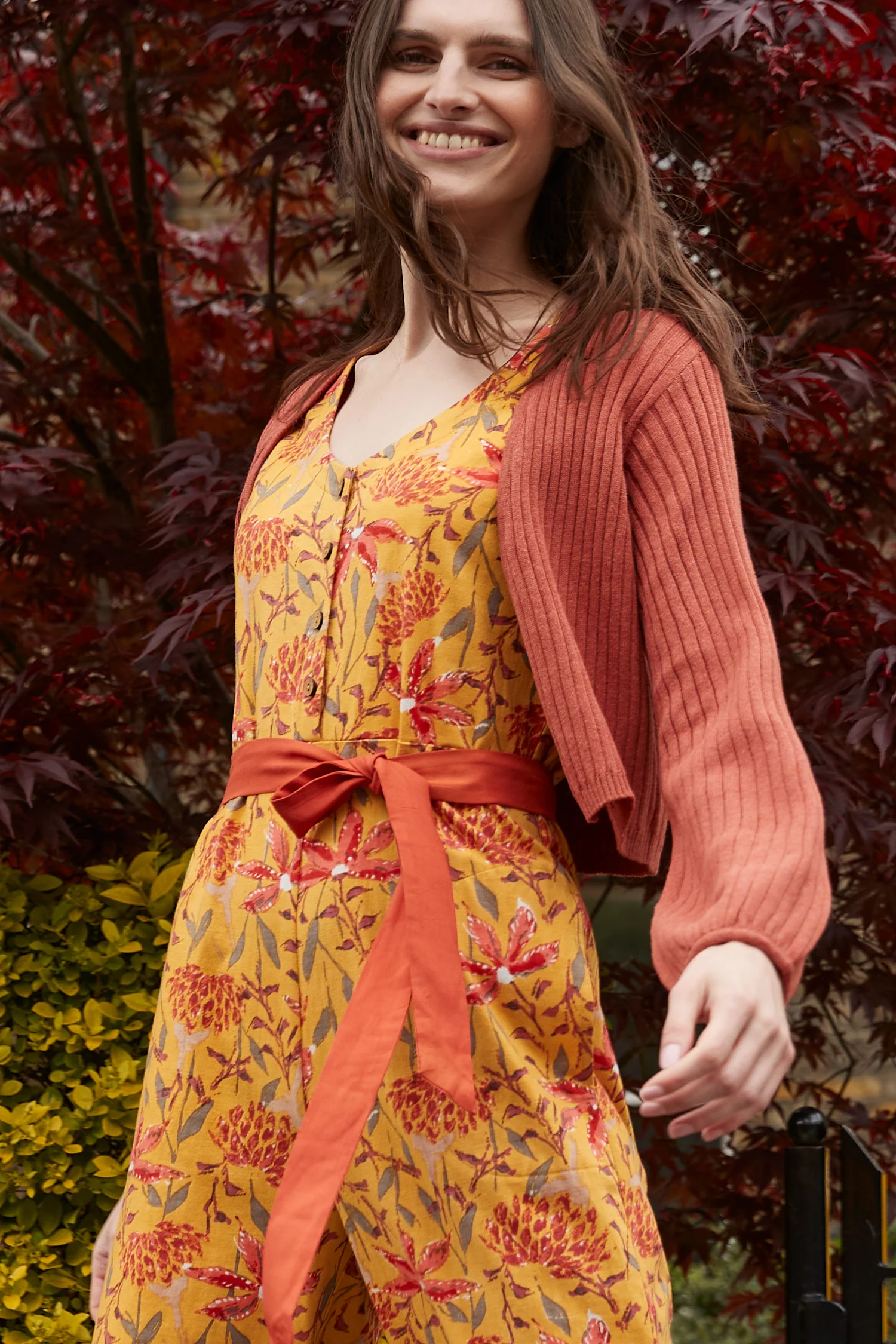 Trebah Organic Cotton Jersey Jumpsuit - Image 6