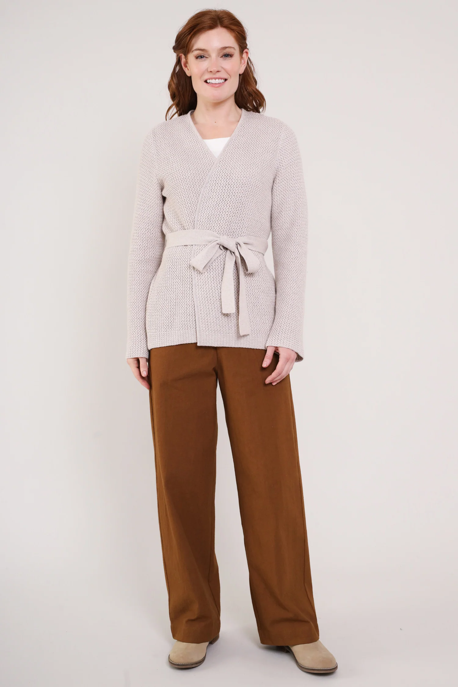 Cotton Wide Leg Trousers - Image 7