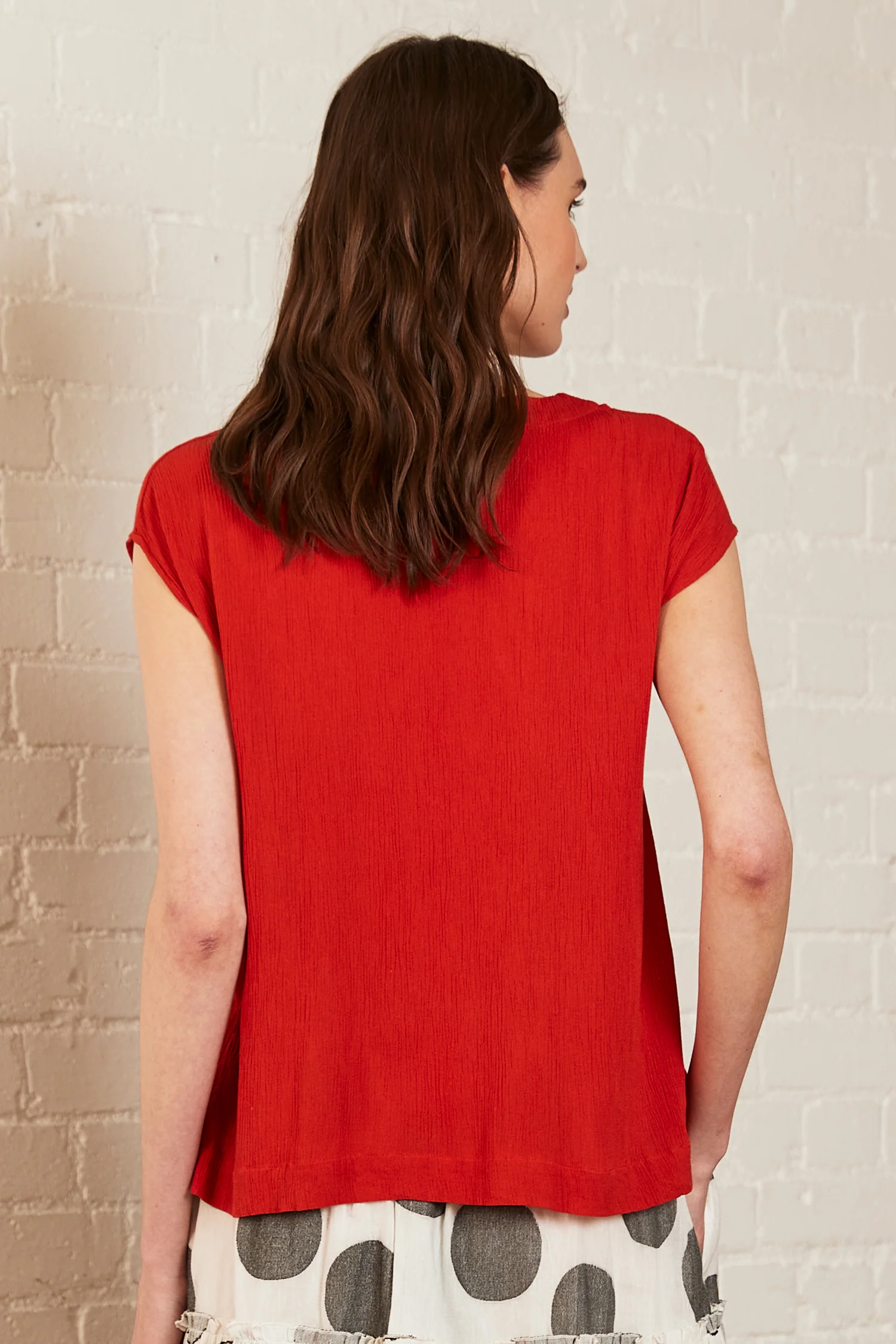 Crinkle Viscose Top - Image 3