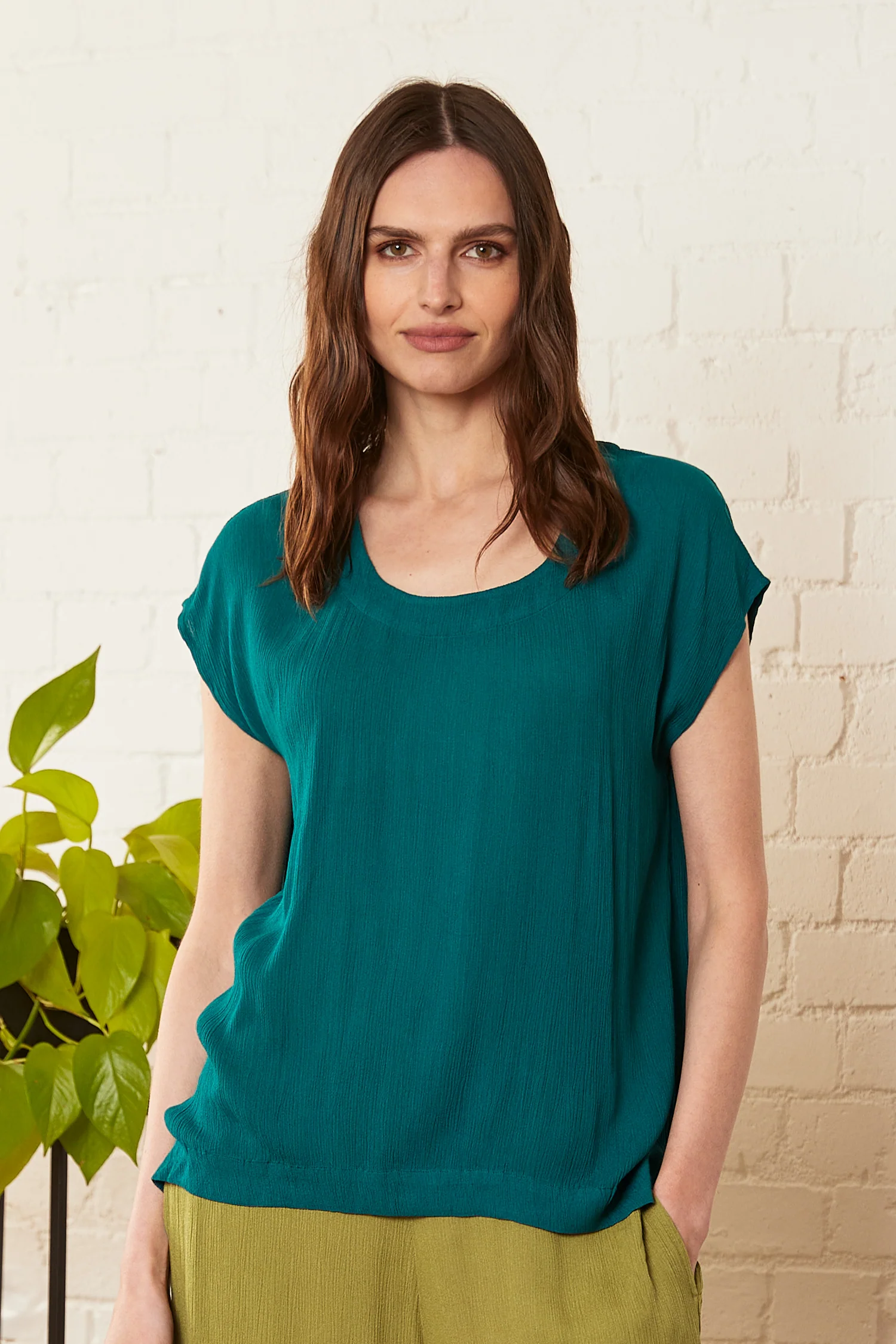 Crinkle Viscose Top - Image 5