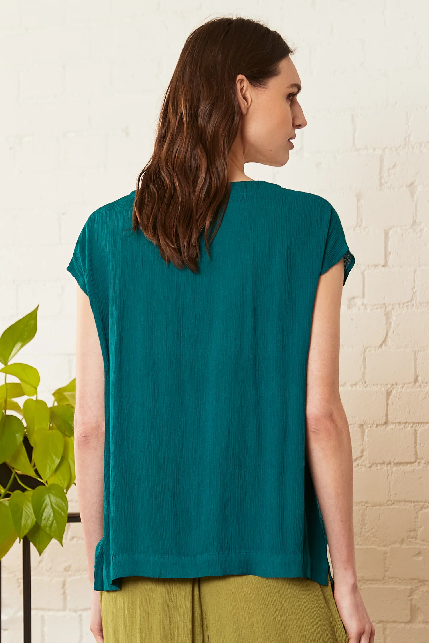 Crinkle Viscose Top - Image 6
