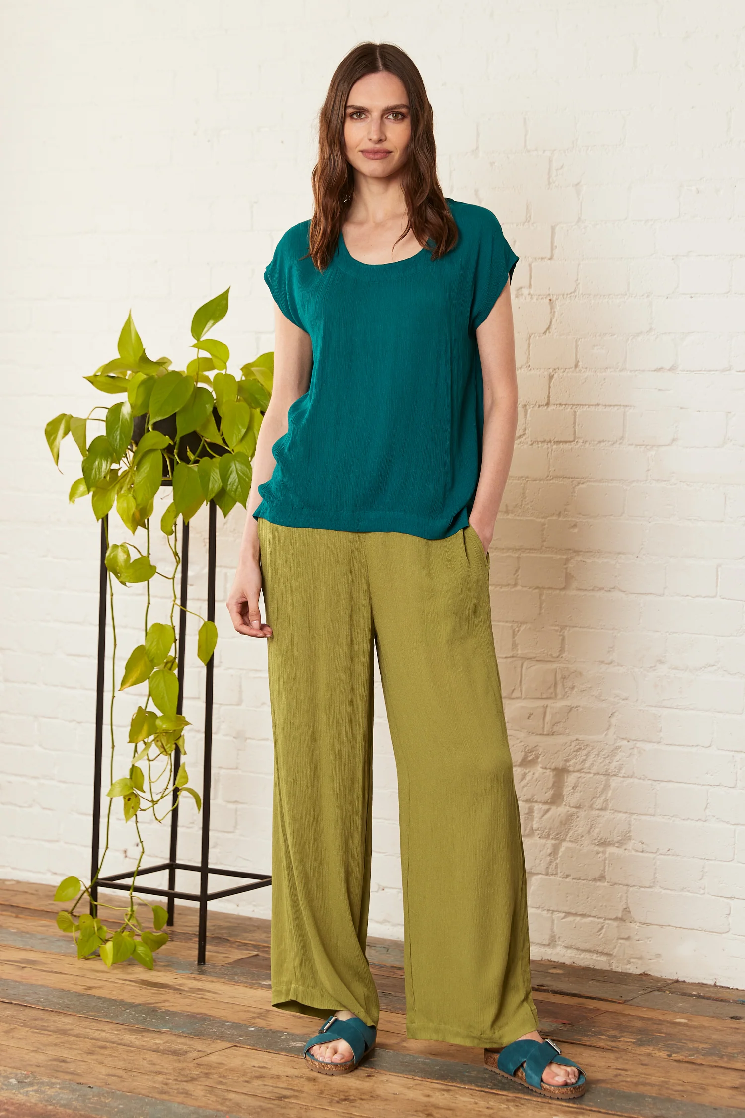 Crinkle Viscose Top - Image 7