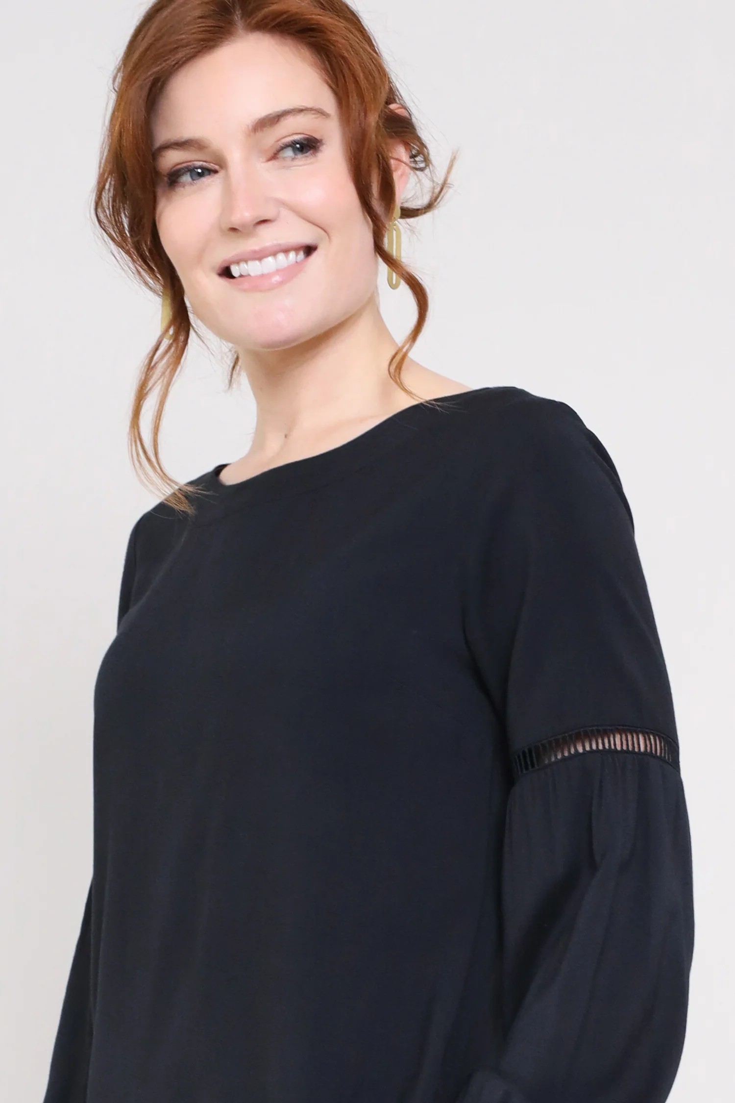 Gathered Sleeve Tunic Dress - Image 4