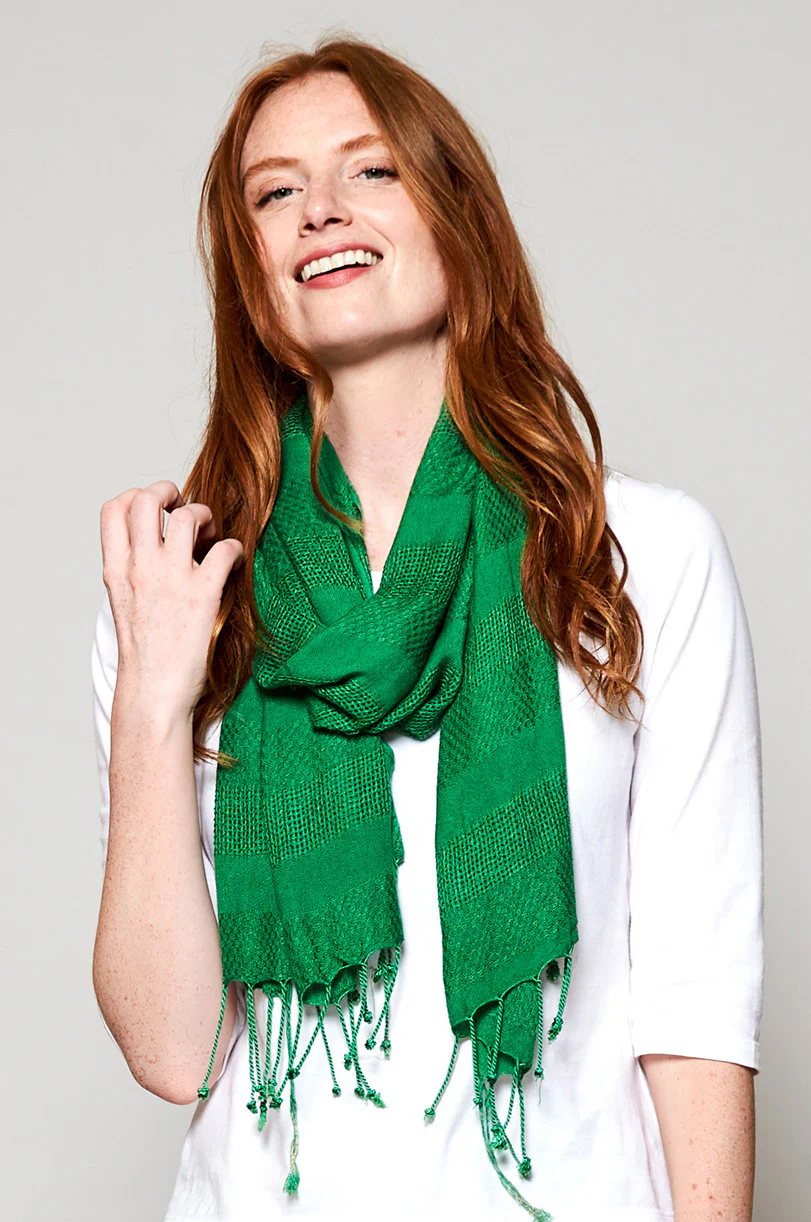 Plain Woven Scarf - Image 11