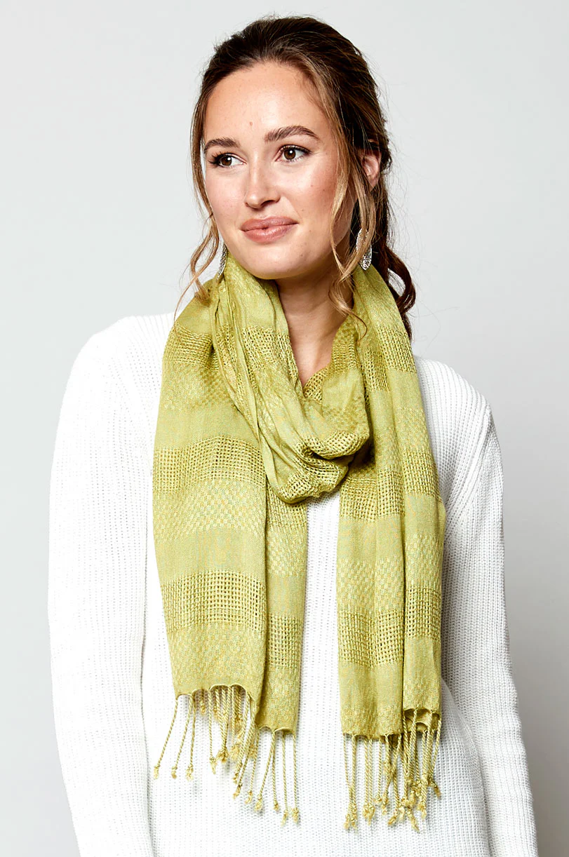 Plain Woven Scarf - Image 18