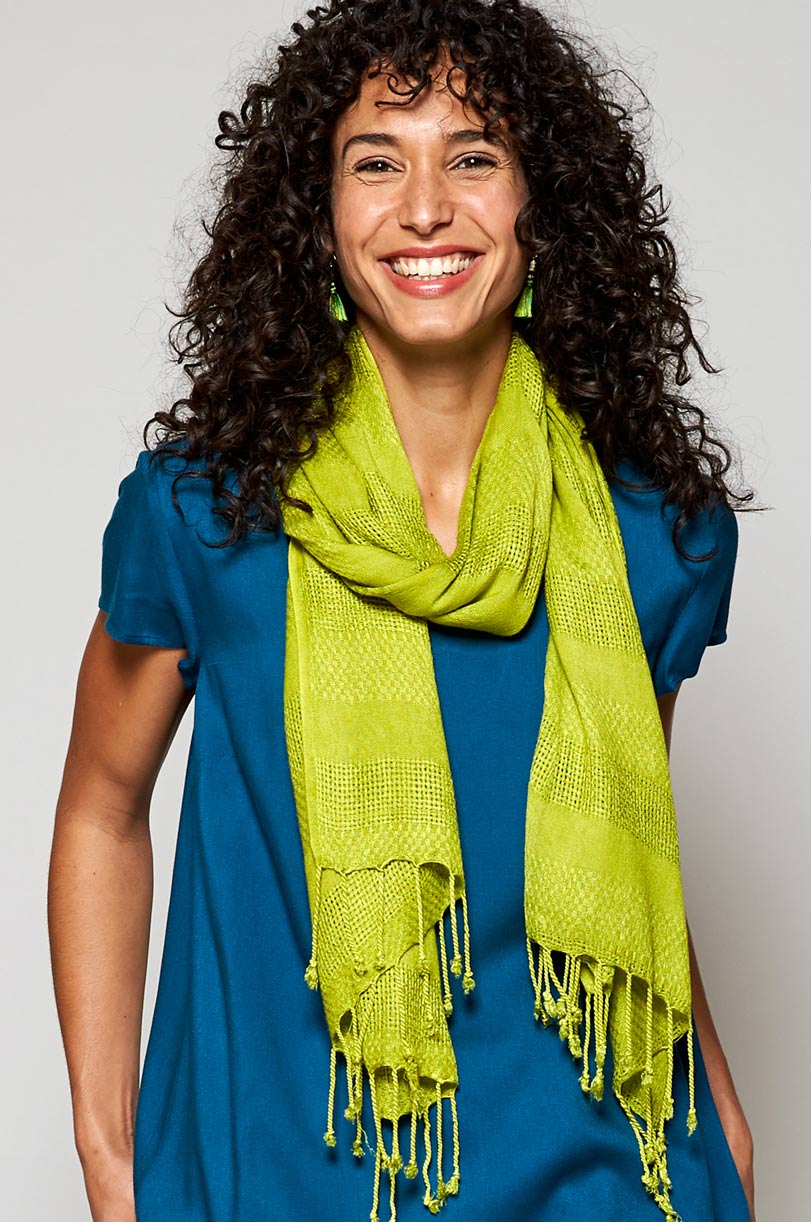 Plain Woven Scarf - Image 6