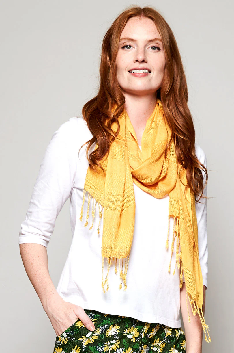 Plain Woven Scarf - Image 8