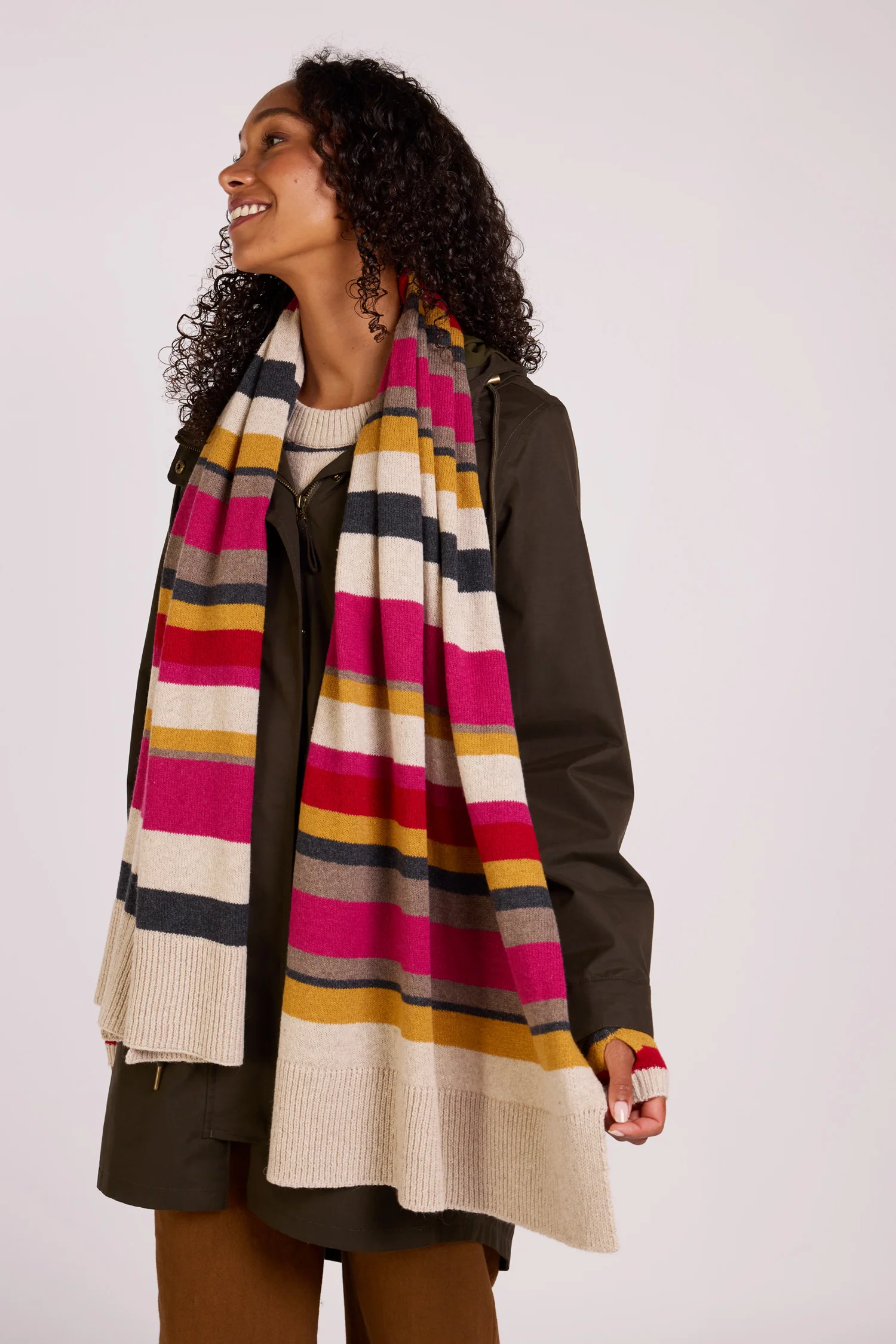 Recycled Knitted Scarf - Image 4