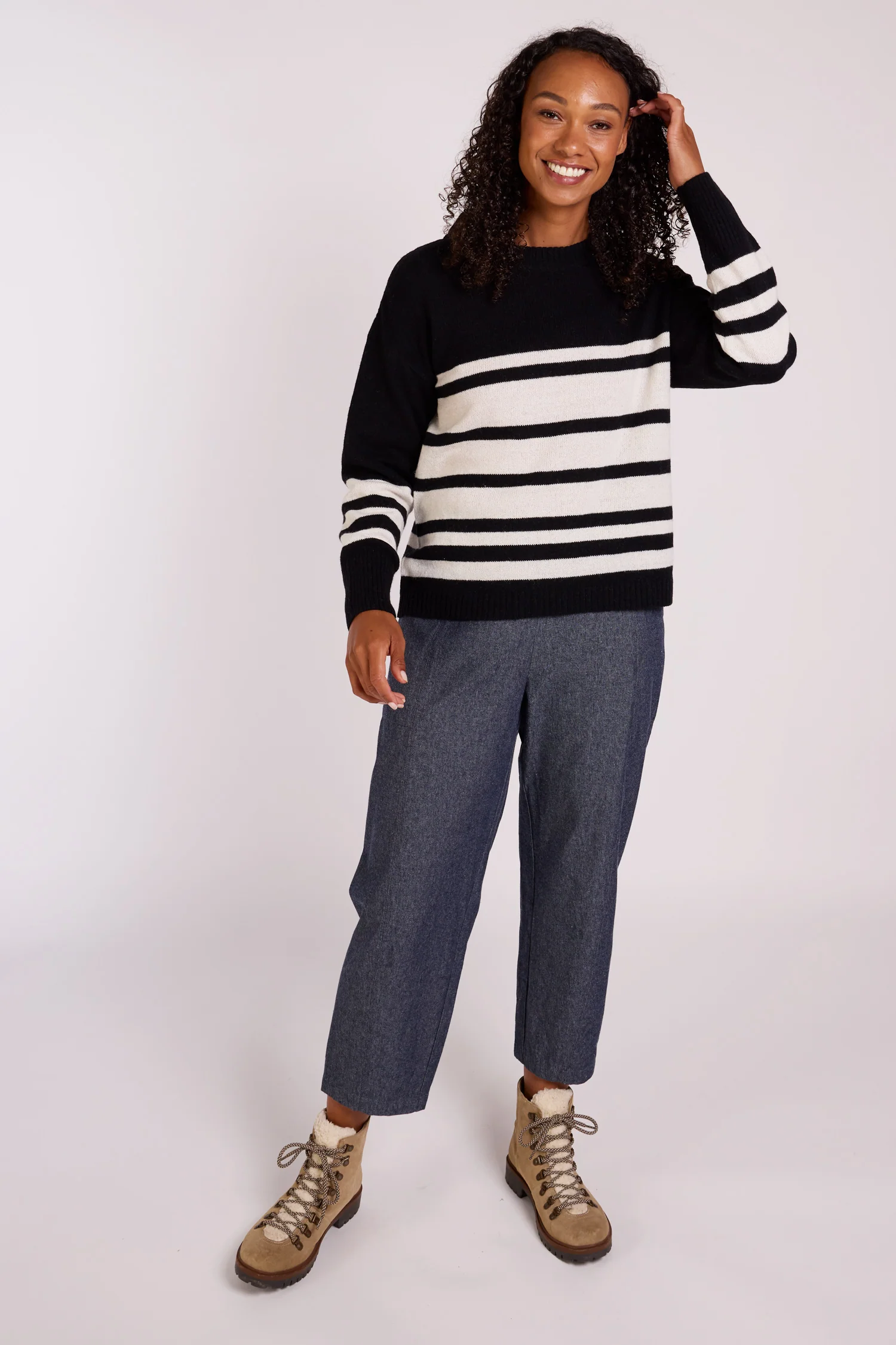 Recycled Striped Jumper - Image 5