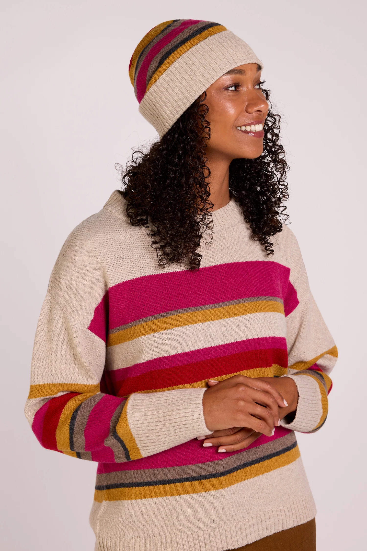 Recycled Striped Jumper - Image 7