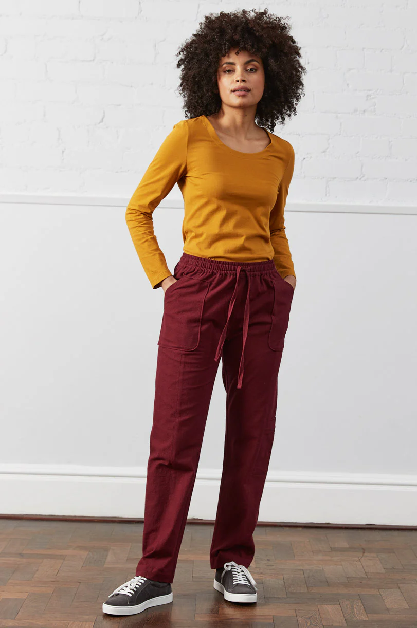 Cotton Cargo Trousers - Image 6