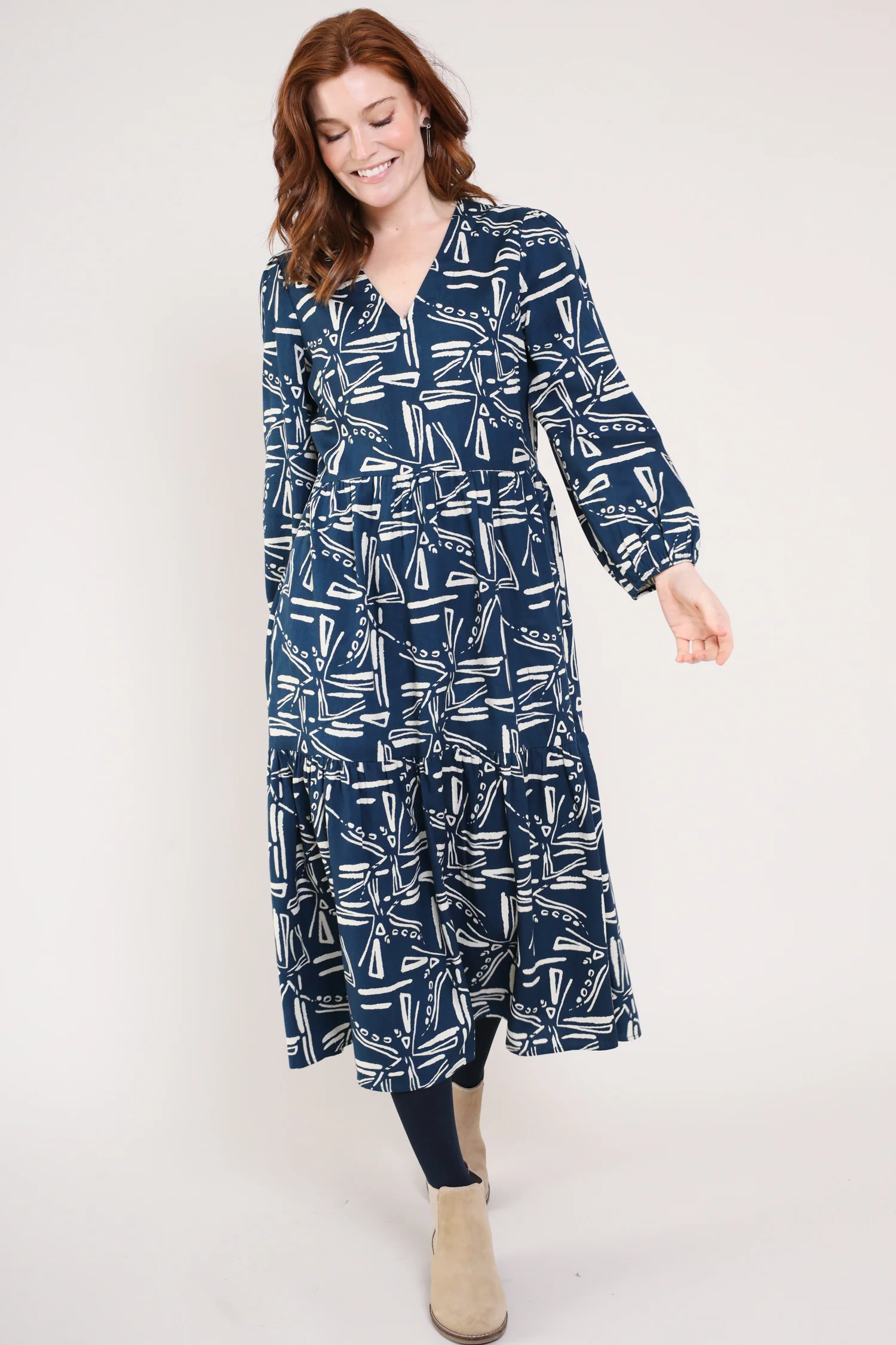 Lenzing™ Tencel™ Tiered Dress - Image 3